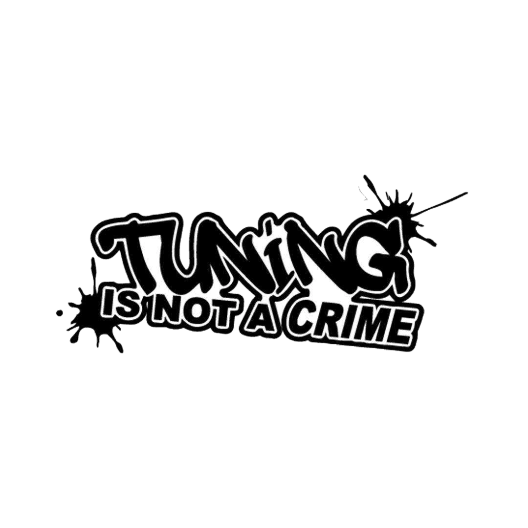 Tuning is not a crime Sticker
